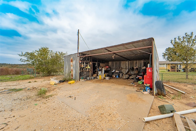 view of outbuilding