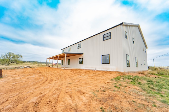 view of rear view of property