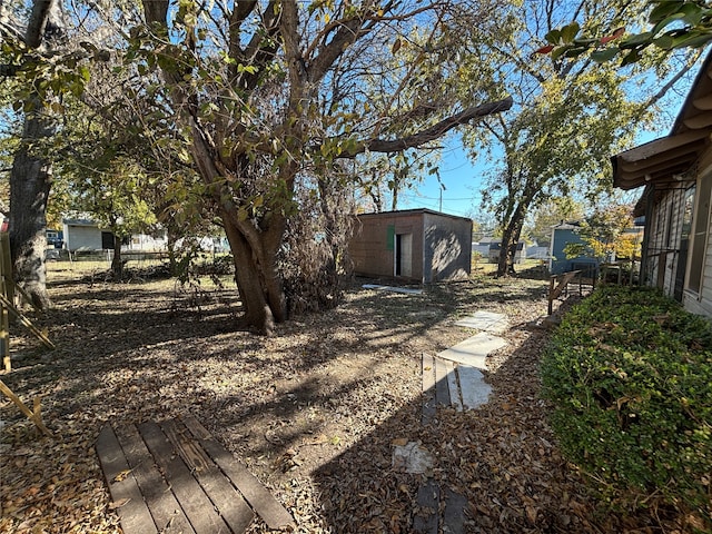 4848 Haas Dr, Dallas, TX 75216 - view of yard with a shed