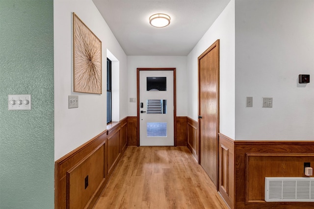 entryway featuring light hardwood / wood-style flooring