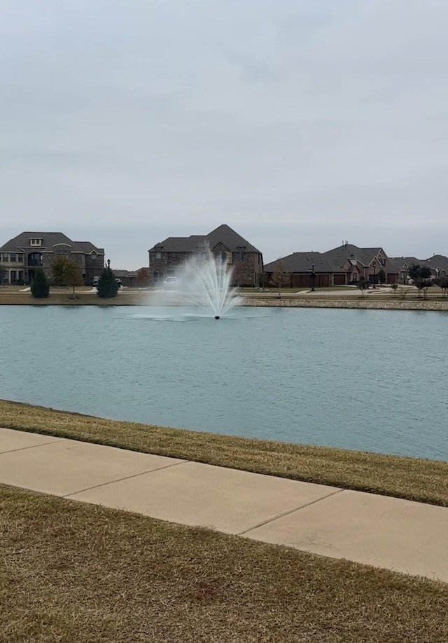 view of water feature