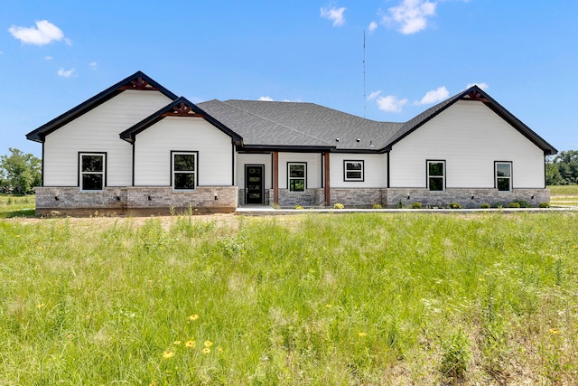 view of rear view of property