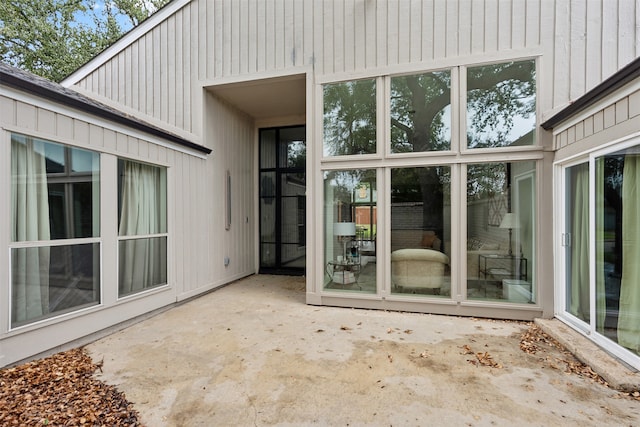 exterior space featuring a patio