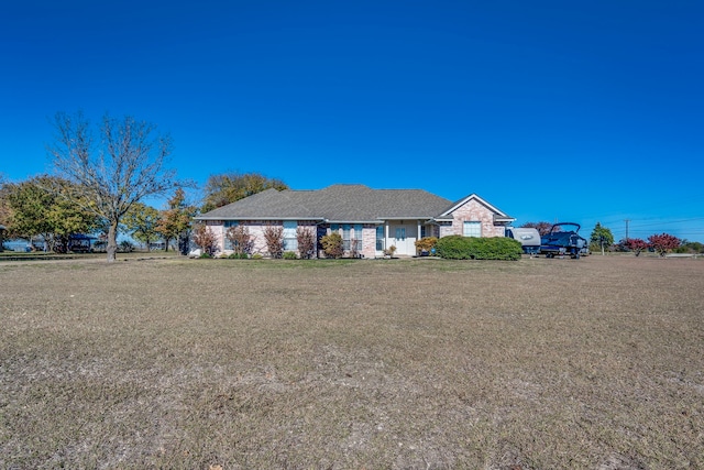 view of ranch-style home