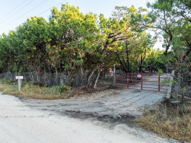 view of road