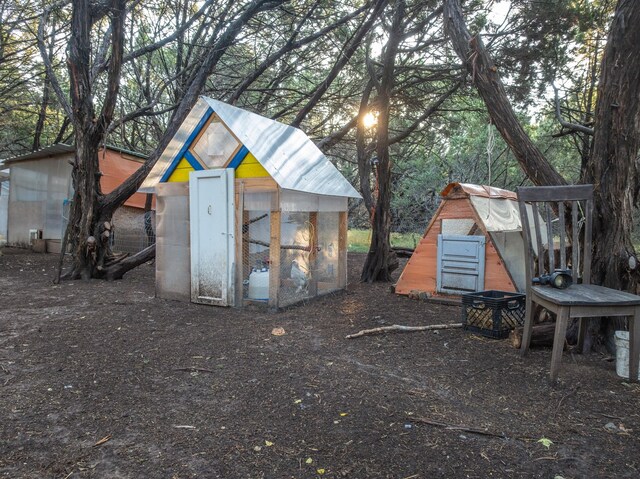 view of outbuilding