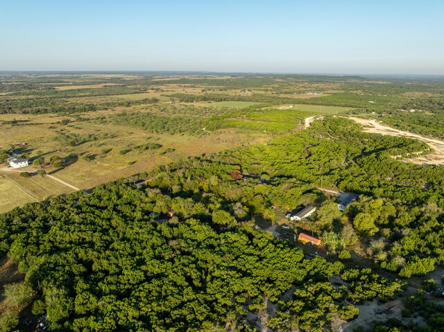 bird's eye view featuring a rural view