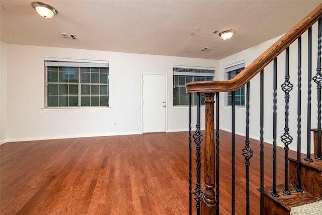 interior space featuring hardwood / wood-style floors