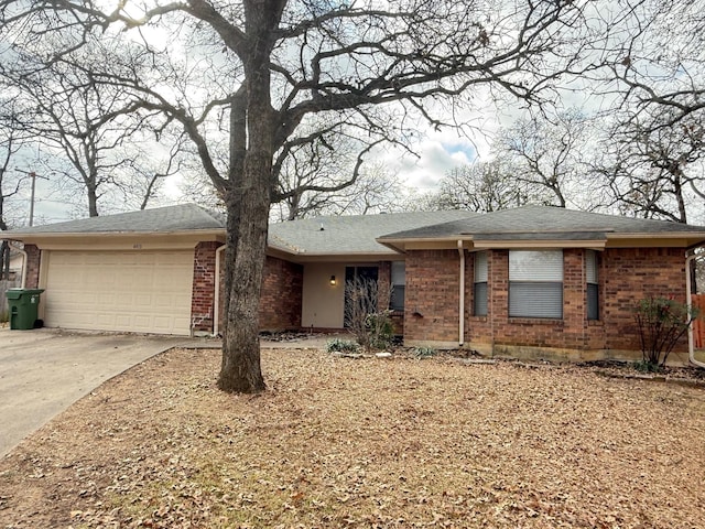 ranch-style house with a garage