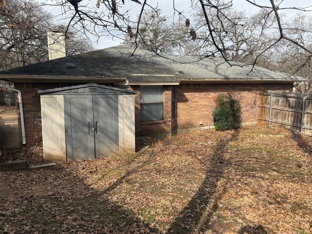 view of outdoor structure