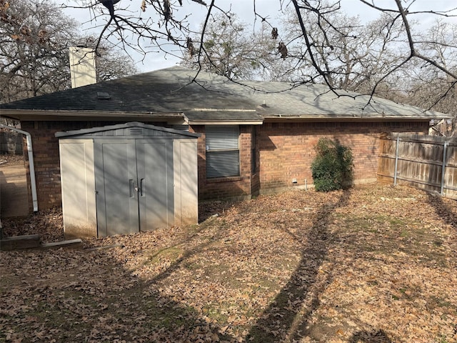 view of outdoor structure