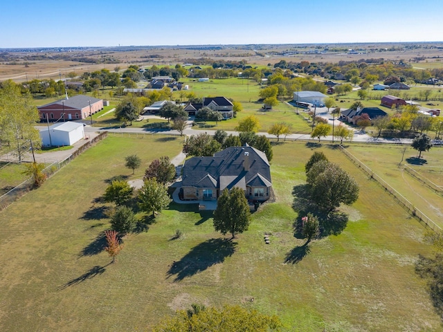 drone / aerial view featuring a rural view