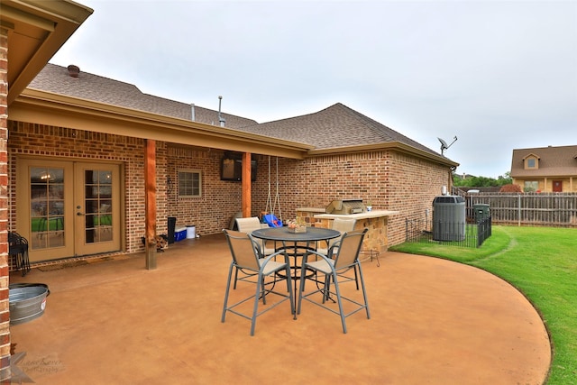 view of patio with cooling unit