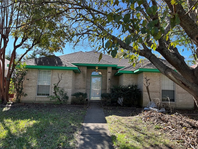 view of ranch-style home