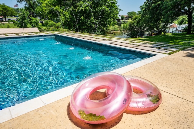 view of pool