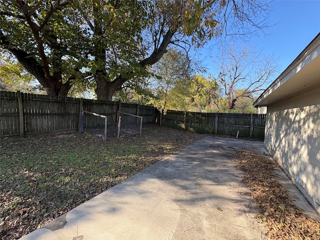 view of yard featuring a patio area