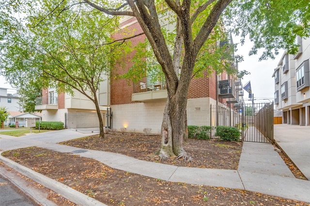 view of front of home