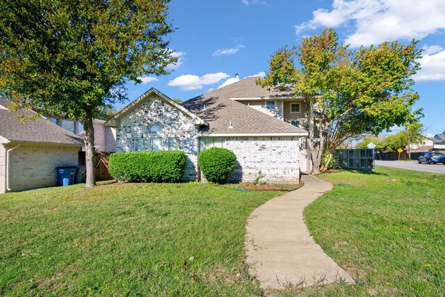 view of home's exterior featuring a yard