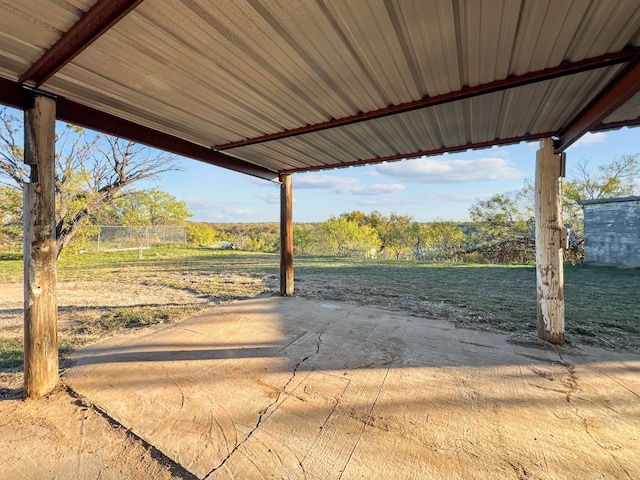 view of patio