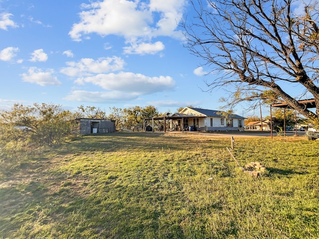 view of yard