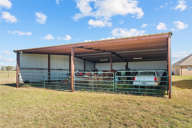 view of stable