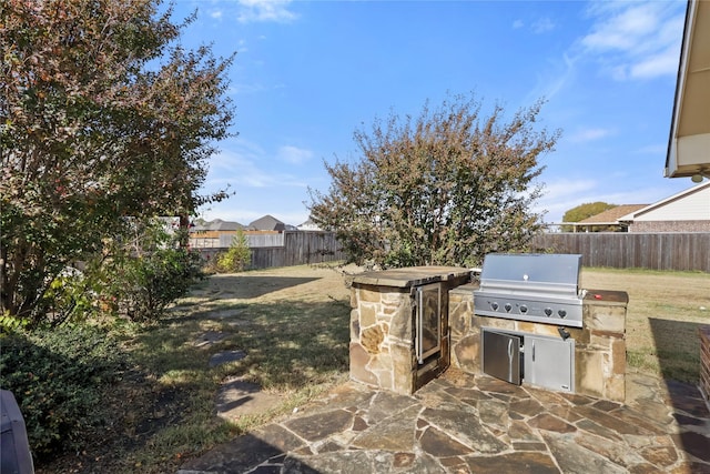 view of patio / terrace featuring area for grilling