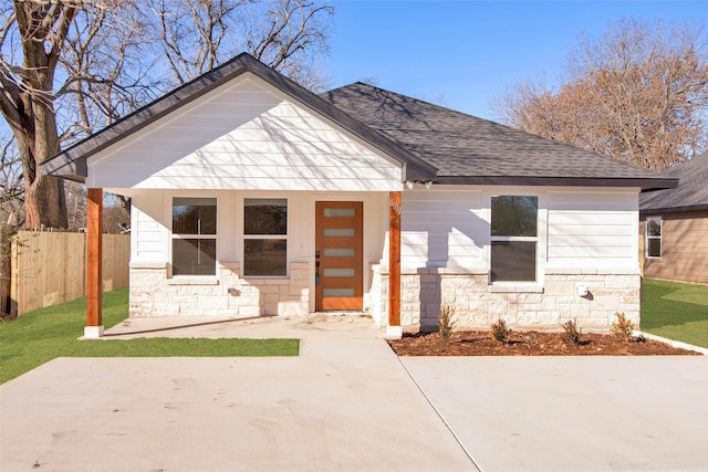 view of bungalow-style house