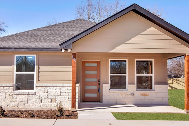 view of front of home