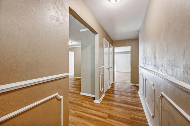 hall featuring hardwood / wood-style floors