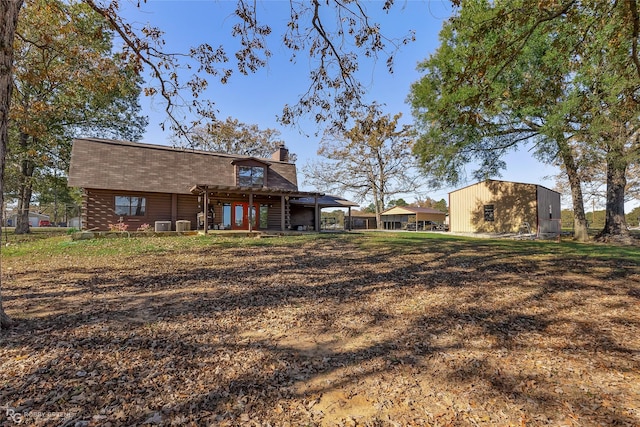 view of rear view of property