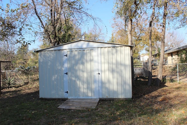 view of outbuilding