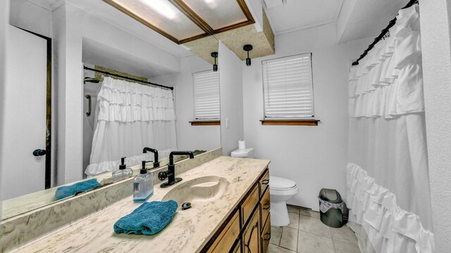 bathroom with hardwood / wood-style flooring, vanity, and toilet