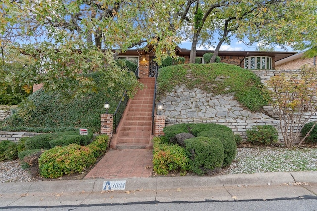 view of front of home