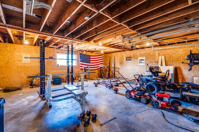 view of exercise room