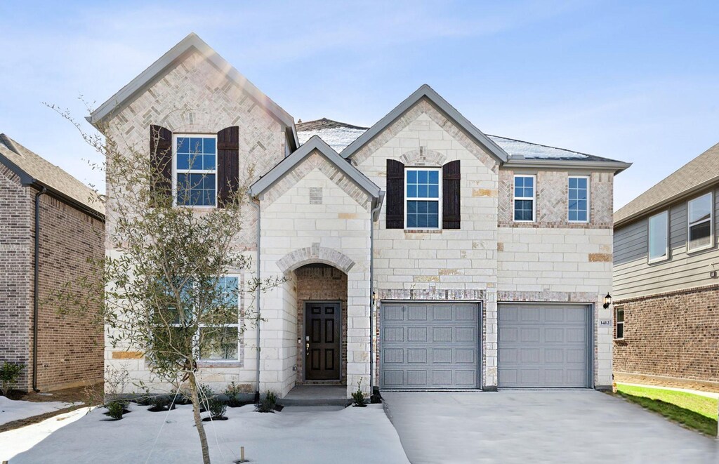 1412 Nathan Ln, Anna, TX 75409 - view of front of house featuring a garage