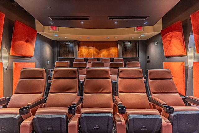 view of home theater