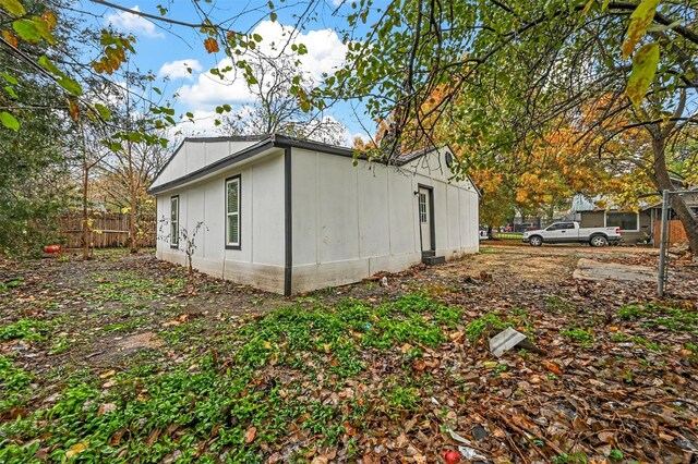 view of side of property