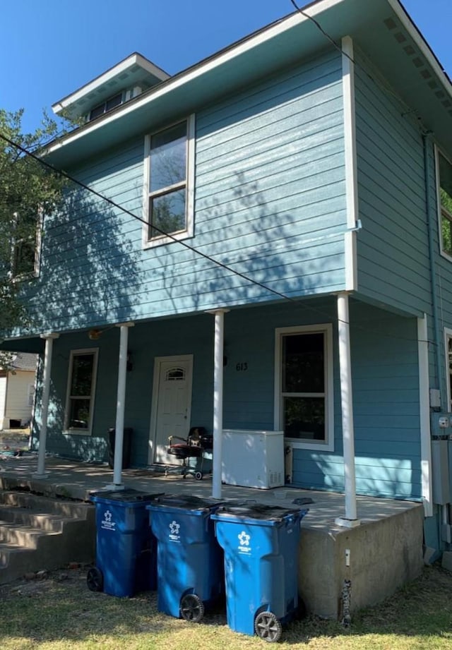 view of rear view of house