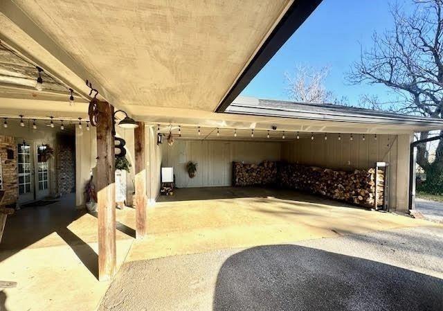 view of patio / terrace featuring french doors