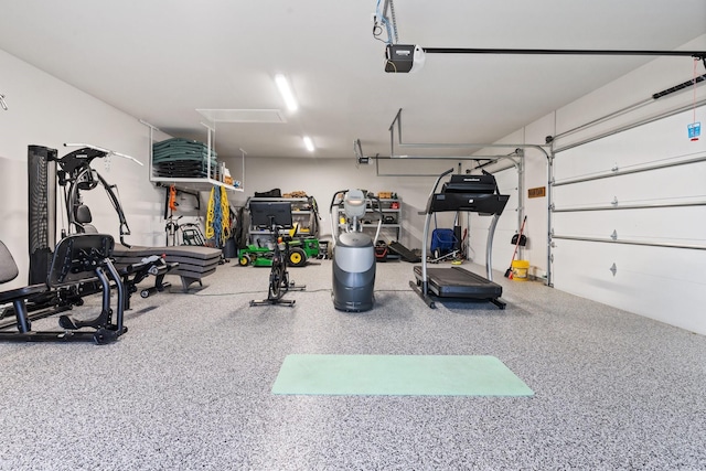 view of exercise room