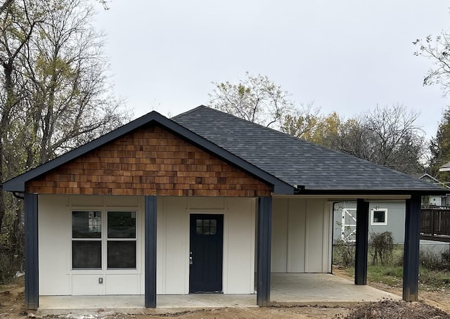 view of front of home