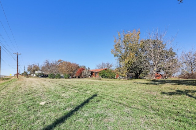 view of yard