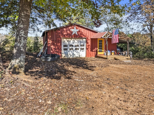 view of outbuilding