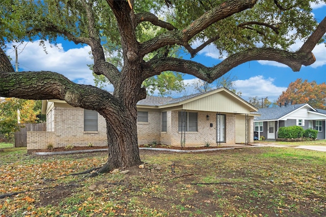 view of ranch-style house