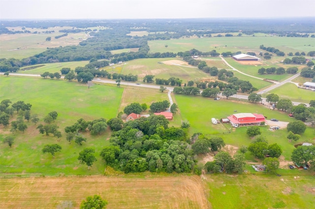 bird's eye view featuring a rural view