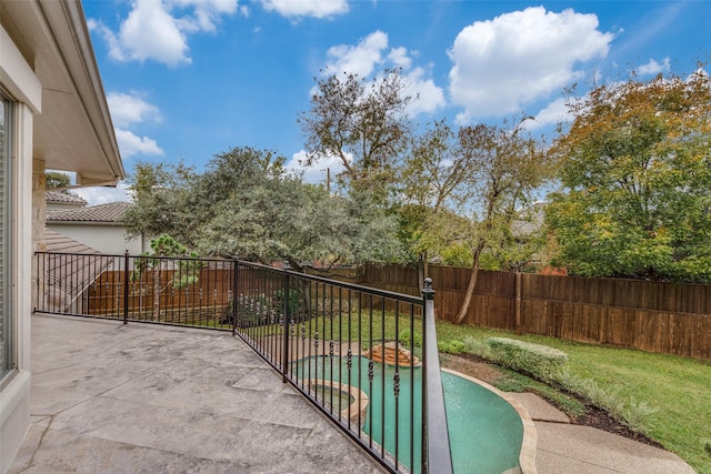 exterior space with a patio