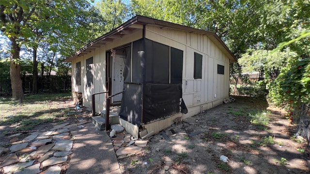 view of outdoor structure