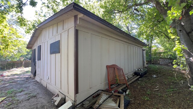 view of outdoor structure