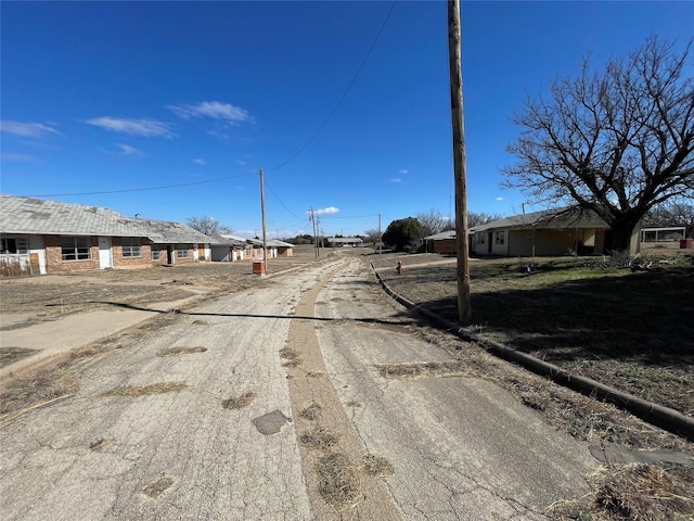 view of road