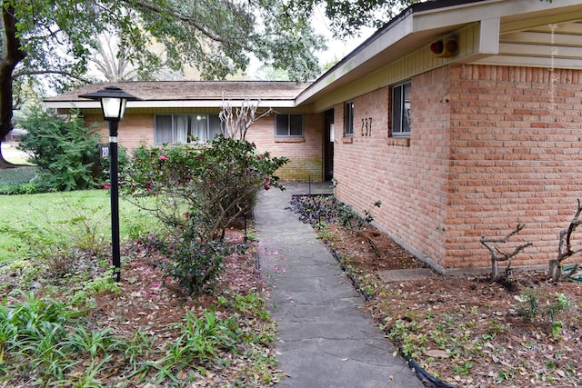 view of side of property